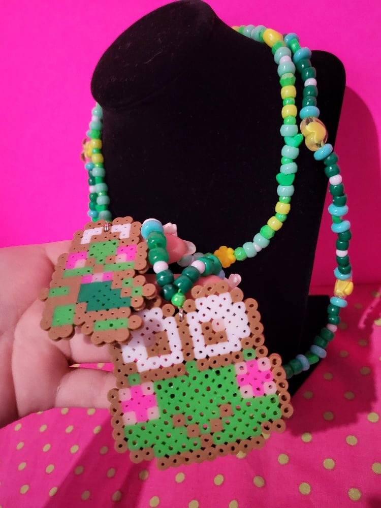 KEROPPI INSPIRED KANDI NECKLACE SET