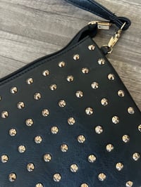 Image 2 of NWT black stud bag