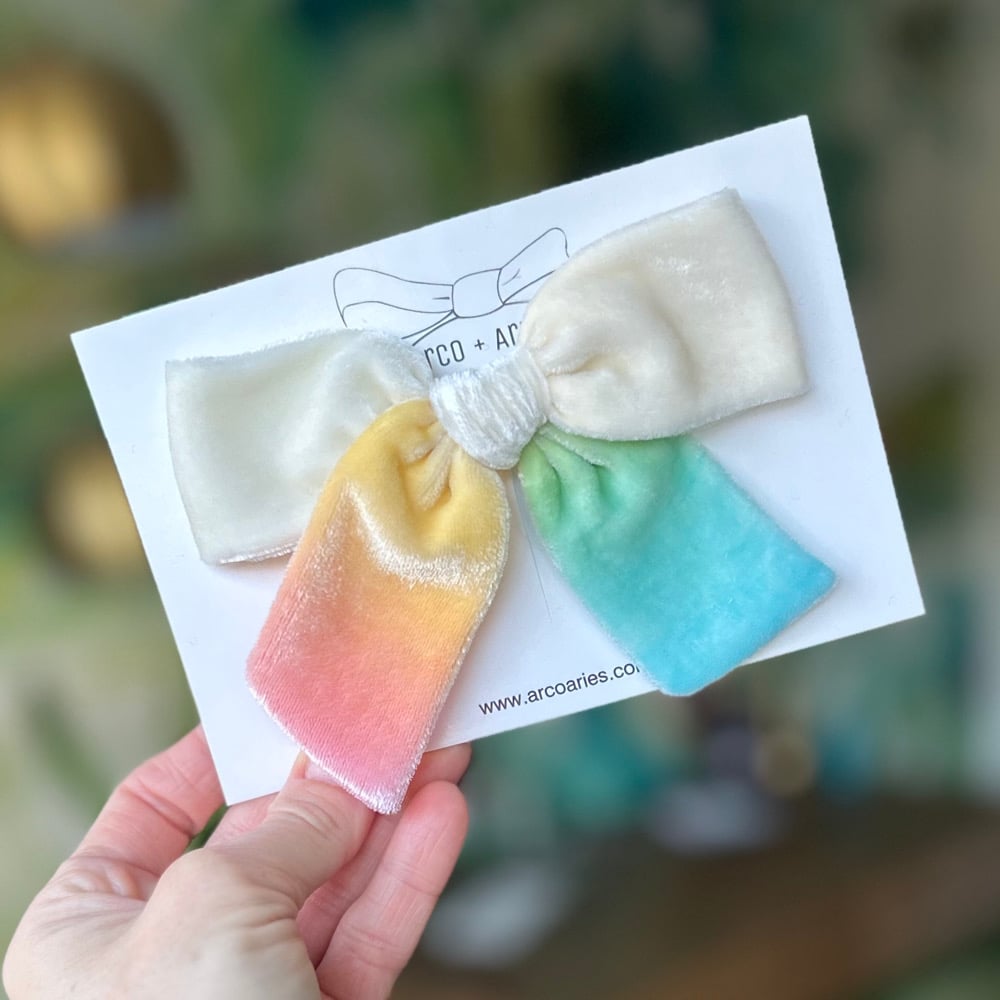 Image of Follow the Rainbow Specialty Dyed Silk Velvets