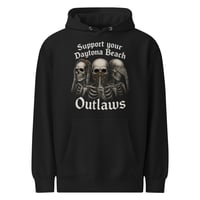 3 skulls black hoodie