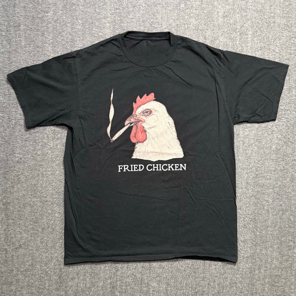 Image of 2000s Fried Chicken Parody Humor Graphic Tee (L)