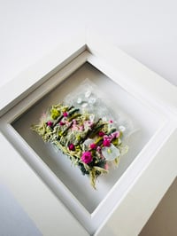 Image 4 of Framed Mini Meadow Bright Pink