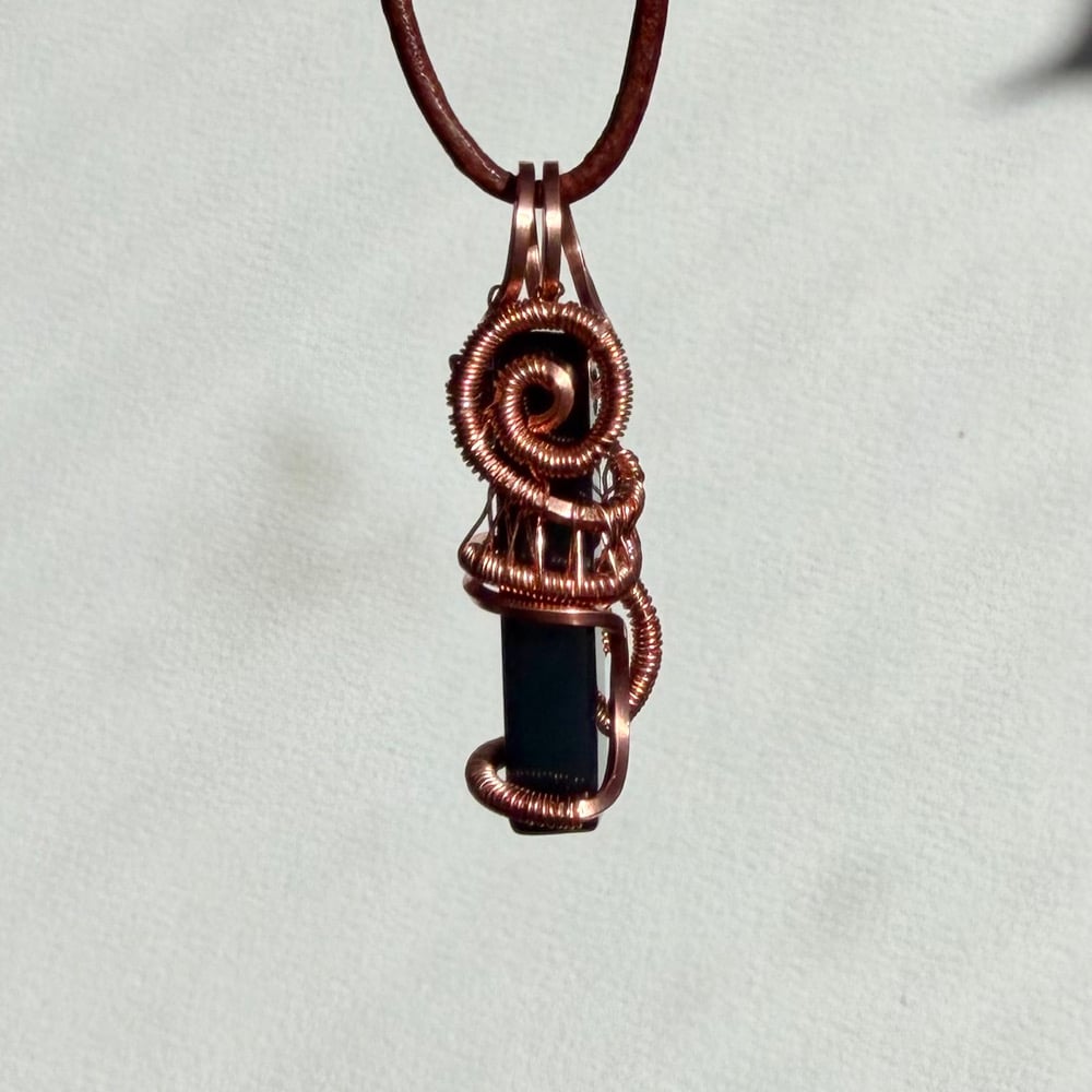 Image of Swirled Black Agate