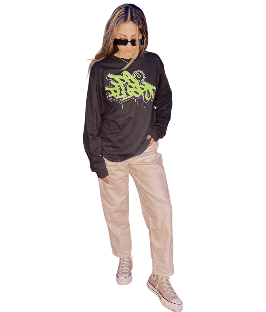 Da ILL Spot Drip Heavyweight Long Sleeve Tee