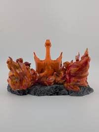 Image 3 of Charmander Evolution Handpainted FanArt Figurine