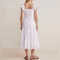 Image 2 of Vineyard Vines White Midi Dress