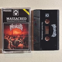 Image 2 of MASSACRED - "The Devil's Awakening" / "Wasteland of Devastation" cassettes
