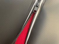 Image 2 of R series Frame Bag (RED INTERIOR) WHITE/BLACK ZIPPER