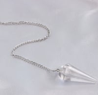 Image 2 of Clear quartz pendulum 