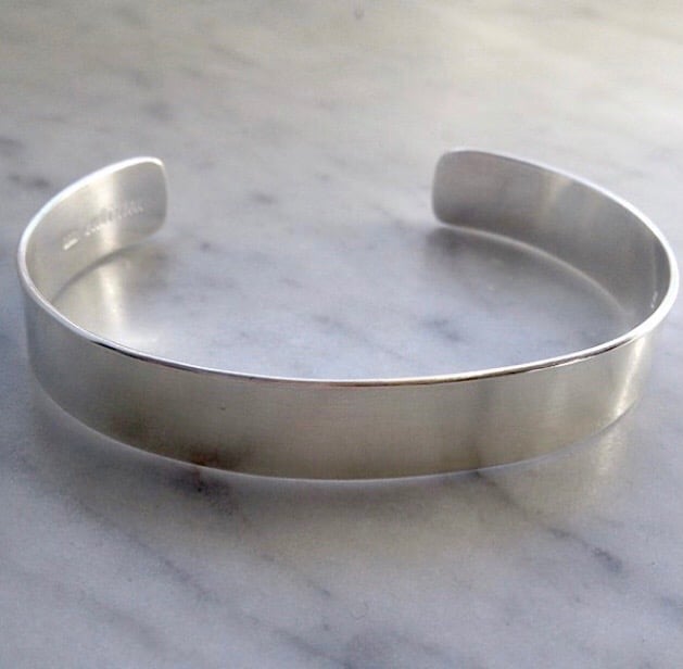 Image of Silver cuff 10 mm