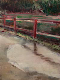 Image 1 of Painting / maleri / "Islands Brygge – Malerdrømme og tankestreger – Pyt #4" / 30x40 cm