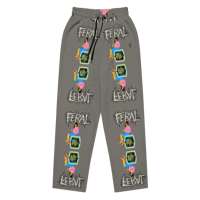 Image 1 of GOODBOY WIDE LEG JOGGERS ASPHALT