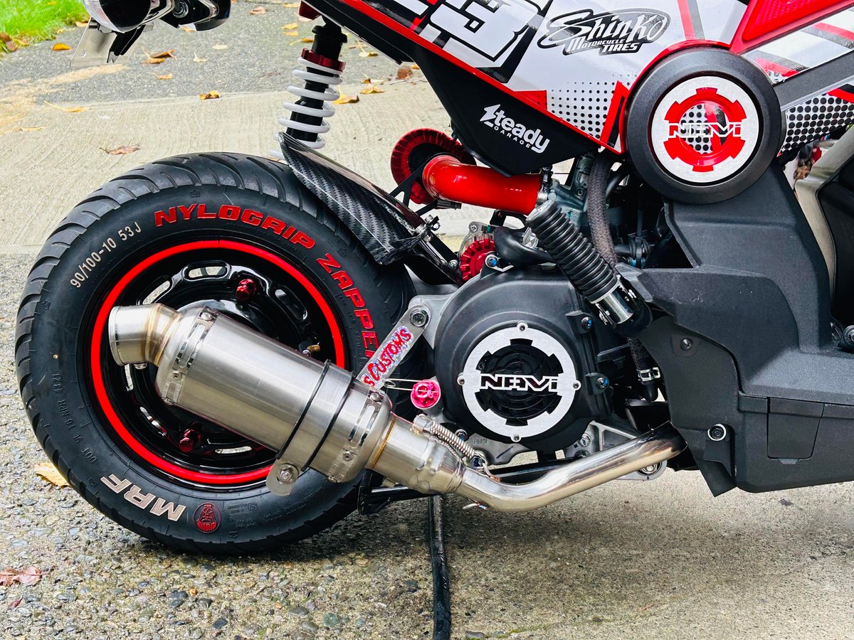 NAVi 110 Low Rise Exhaust Kit Reckless Customs