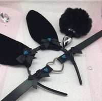 Blue/Black Bunny PetPlay Set 