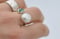 Image of Süßwasserperle & Turmalin Doppelring No 2