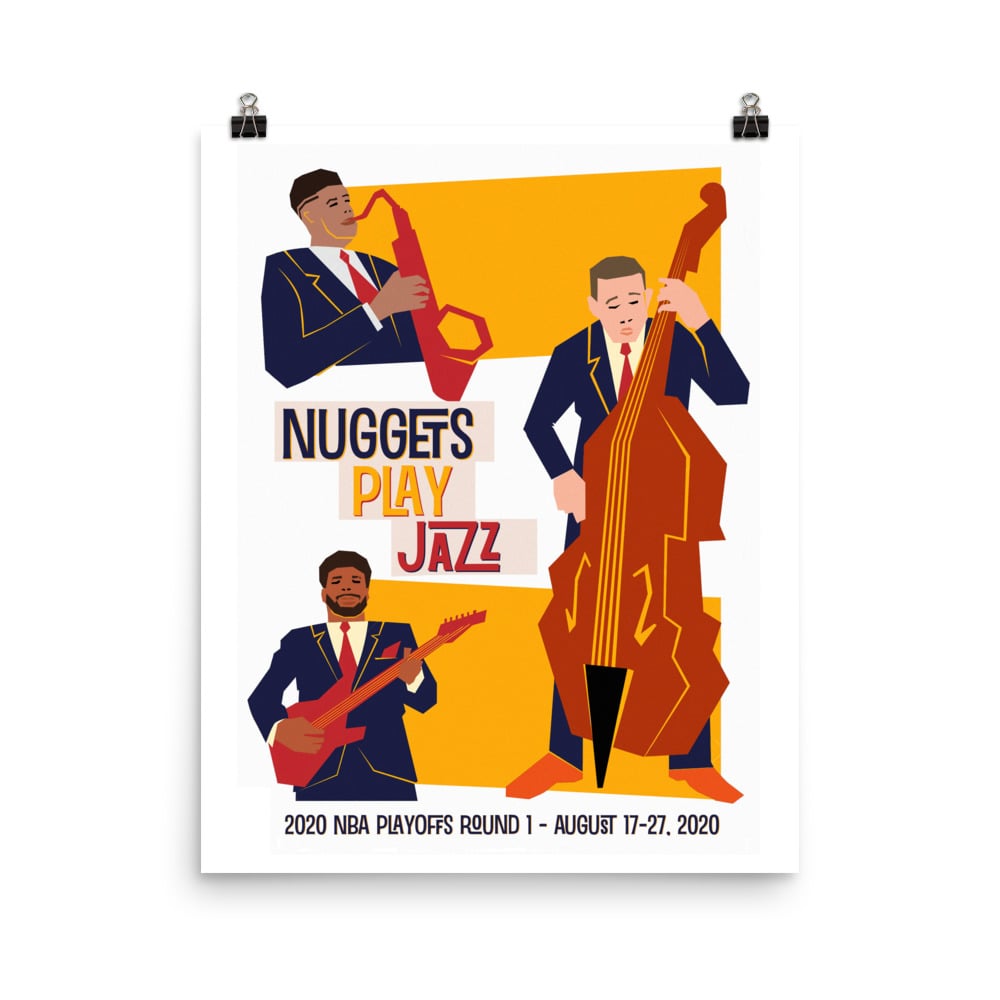 Nuggets vs Jazz Series Poster