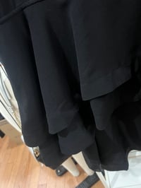 Image 2 of black ruffle bottom skirt