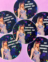 Image 1 of Emotional Support Taylor Sticker