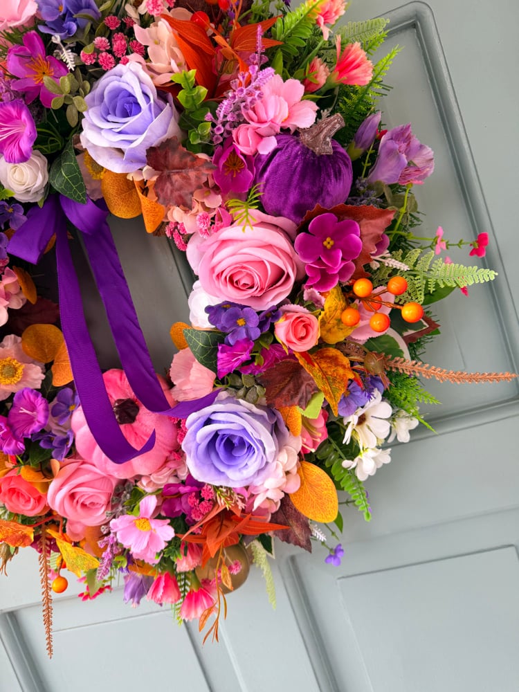 Image of 55cm Purple and Pink Pumpkin 