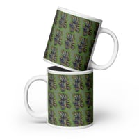 Chrome Teddy Bear Mug 20oz - Olive Petrol