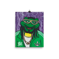 Image 1 of “Snoop Froggy Frog” matte fine art print