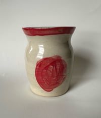 Image 1 of Red dot vase