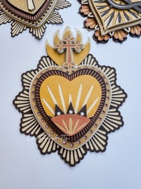 Image 1 of Sacred Heart cross #1 SVG / Archivo Digital 