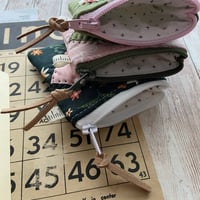 Image 8 of "Garden Party" Super Mini Quilted Zipper Bag