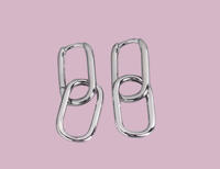 Image 1 of Daphne Silver Hoops