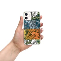 Image 8 of Art Nouveau Inspired Colorful Quartet Boho Hippie Floral Sketch Clear Case for iPhone®