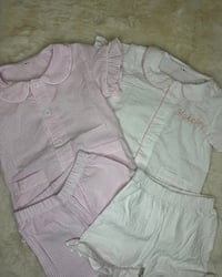 Girls Piping Pyjamas 