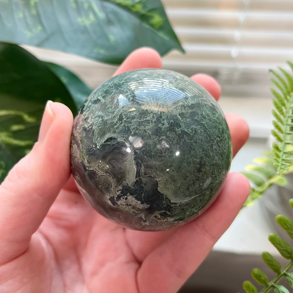 Moss Agate Sphere A