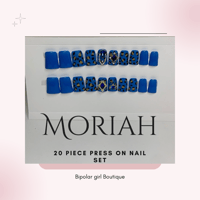 Short Duck Press On Nail Set Moriah
