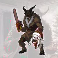 Image 1 of Krampus x Santa Art