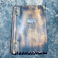 Image 1 of Handmade unique Cadaver wooden notebook