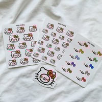 Image 1 of Hello kitty x blob stickers