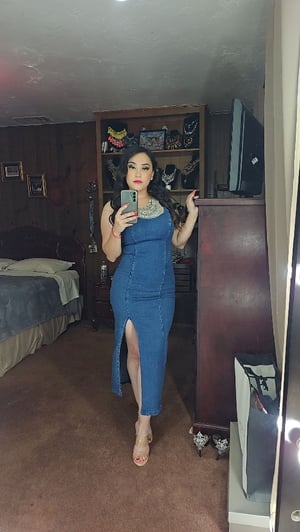 Image of Intrigued Denim Dress