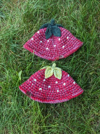 Image 1 of strawberry hats (x-small)