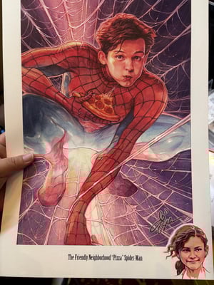Image of Spider-man A3 Print Fine art print  // Emily Yim