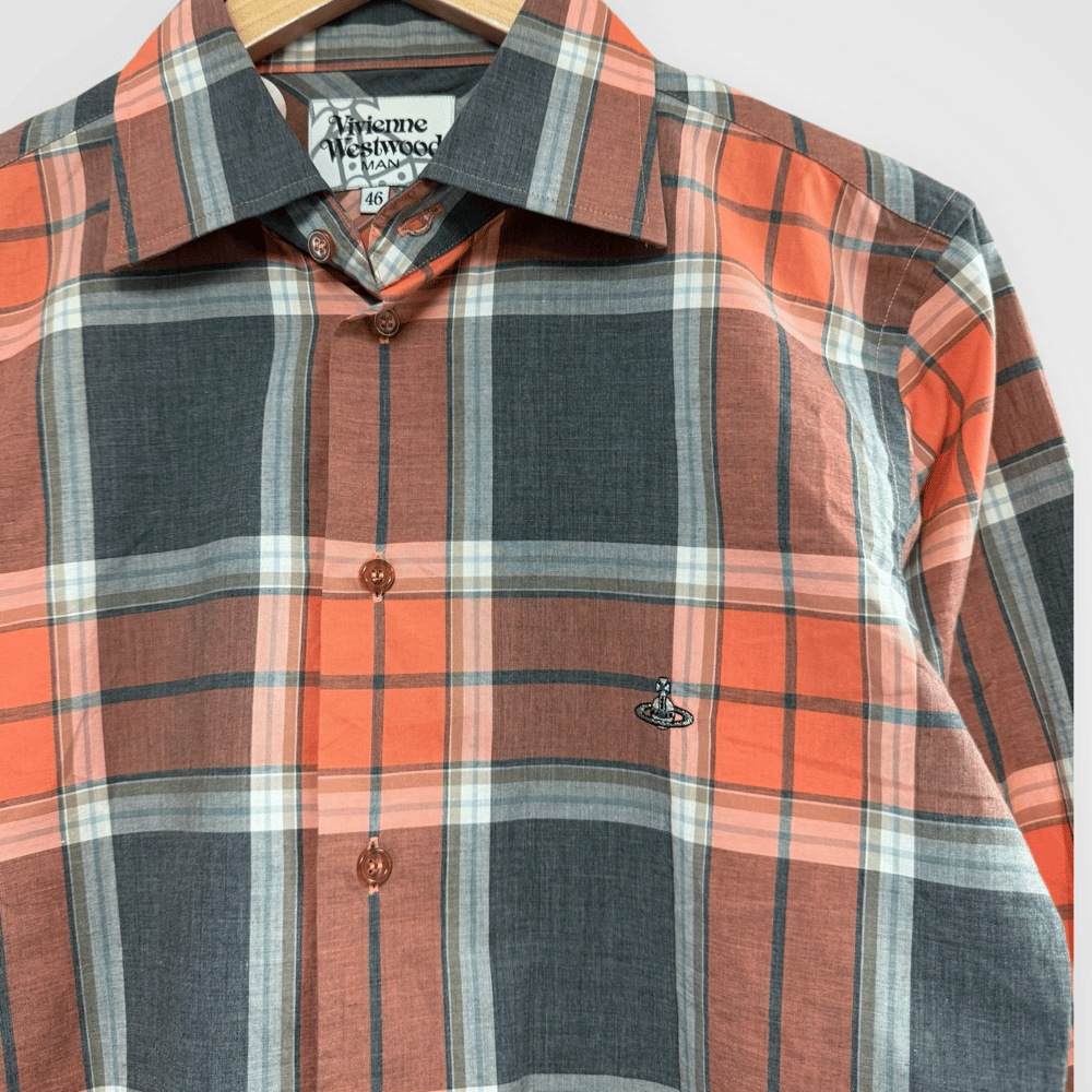 Image of Vivienne Westwood Plaid Button Up