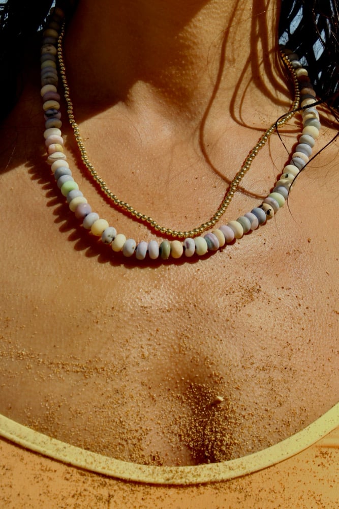 Image of Pale opal necklace 