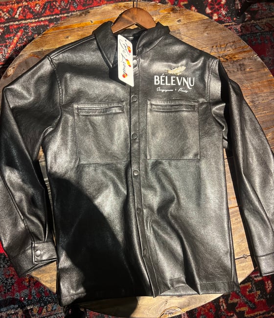 Image of Bélevñu Crush Leather Long Sleeve  