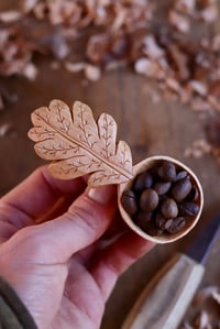 Image 10 of Oak Leaf~  Coffee Scoop