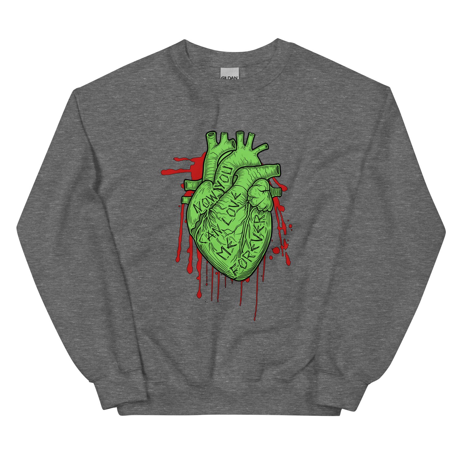 Image of Officially licensed mean one heart Unisex Sweatshirt