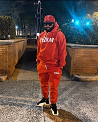 Image 1 of Yezikan Red Jogger Sweatsuit