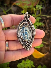 Image 4 of K2Jasper Wrapped in Sterling Sliver