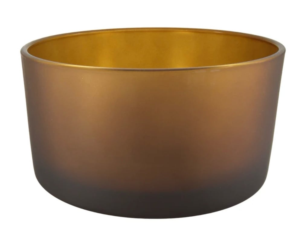 Image of Amber Jumbo Cambridge Candle Bowl