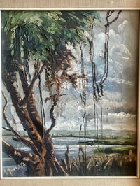 Image 3 of Moody Coastal Landscape on Canvas