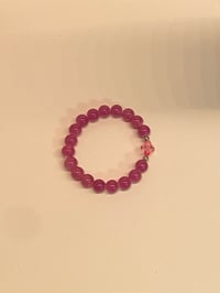 Image 2 of 'Magenta Diamond' Bracelet
