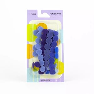 Image of NEW!  1/4" Pre-Cut Wool Circles by Wonderfil Specialty Threads & Sue Spargo